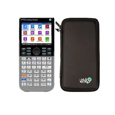 HP Prime Scientific Graphing Calculator + WYNGS Protective Case Black - Image 1 of 4