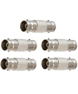 5x BNC Female to Female Jack Coupler Coax Adapter Connector CCTV Video Camera - Picture 1 of 2