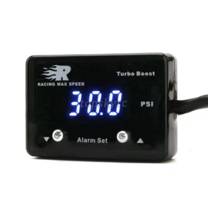 Universal Digital Boost Gauge PSI Turbo Boost Gauge Digital Display Blue LED tps - Picture 1 of 6