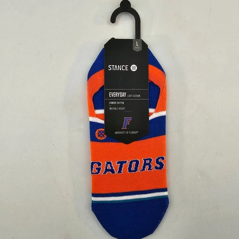 Florida Gators Stance Low Invisible Height Socks Size Large 9-12 Blue Orange Cover