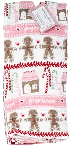 Cupcakes & Kaschmir Weihnachten Urlaub 100 % Baumwolle Gaze Musselin Küchentuch 3p - Bild 1 von 4
