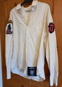 Farhi Herren Hemd Distressed Rock Alternative Biker Punk 2004 Vintage Gr. L 46 - Bild 1 von 12