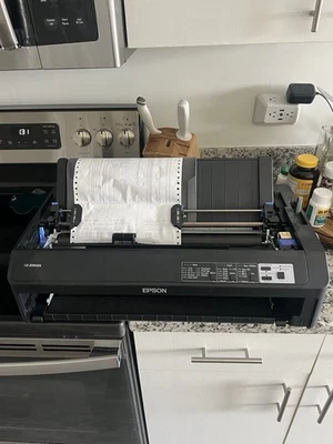 Epson LQ-2090II N сетевой ударный точечный матричный принтер - Изображение 1 из 4