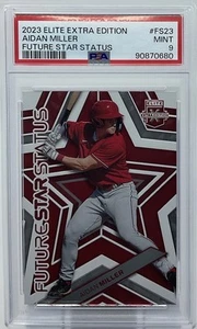 Aidan Miller Rookie PSA 9 - 2023 Panini Elite Future Stars - Phillies - Pop. 3 - Picture 1 of 7