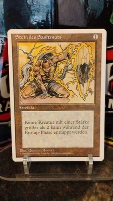 MEEKSTONE German Version MAGIC The Gathering ARTIFACT 1995 Trading Card MTG - Image 1 of 2