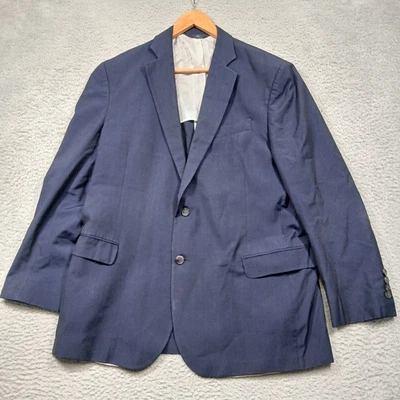 Brooks Brothers 346 Fitzgerald Fit Blazer мужской 43R темно-синий в тонкую полоску шерстяная смесь - Изображение 1 из 4