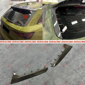 Fits For Audi A4 allroad 2020-25 Carbon Fiber/Forged Roof Spoiler Side Tusk Wing - Picture 1 of 28