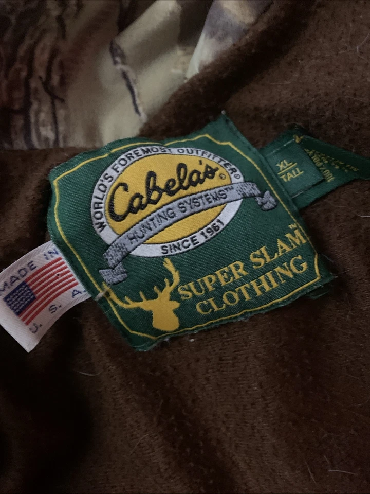 Cabela’s Super Slam Jacket Camo Vintage Made In USA - Image 1 of 2