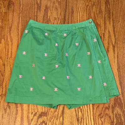 Женская спортивная юбка-шорты Charter Club для гольфа с шортами размер 8 эластичные лягушки - Изображение 1 из 4