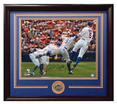 David Wright Signed 16x20 Framed Triple Exposure Photo Ny Mets Auto MLB Holo COA — 第 1/4 张图片