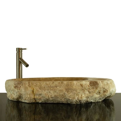 Onyx Marble Counter Top Vanity Vessel Sink with Soap Dish ONXTDD-02 - Image 1 of 4