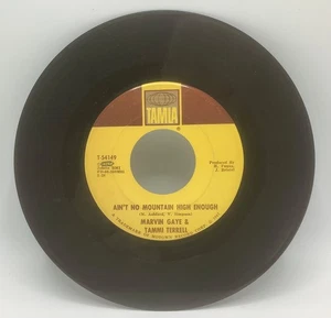Marvin Gaye & Tammi Terrell-Ain't No Mountain High Enough-1967 7” 45rpm-Cleaned - Picture 1 of 2
