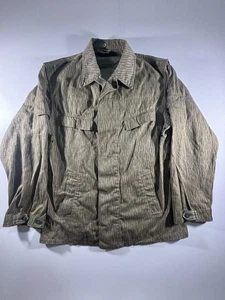 Vtg East German Rain Drop Camo Jacket Mens Size G48 Strictarn Military NVA DDR - Picture 1 of 3