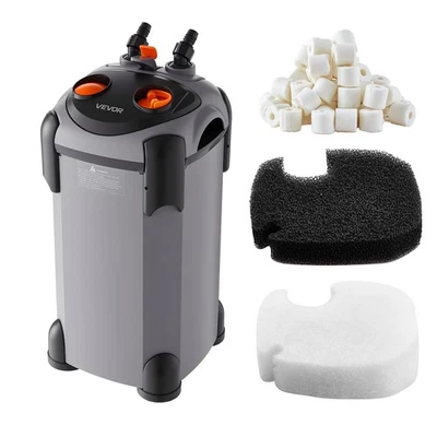 VEVOR 224.5GPH Canister Filter 3-Stage External Aquarium for Tanks 35-55 Gallons - Image 1 of 4