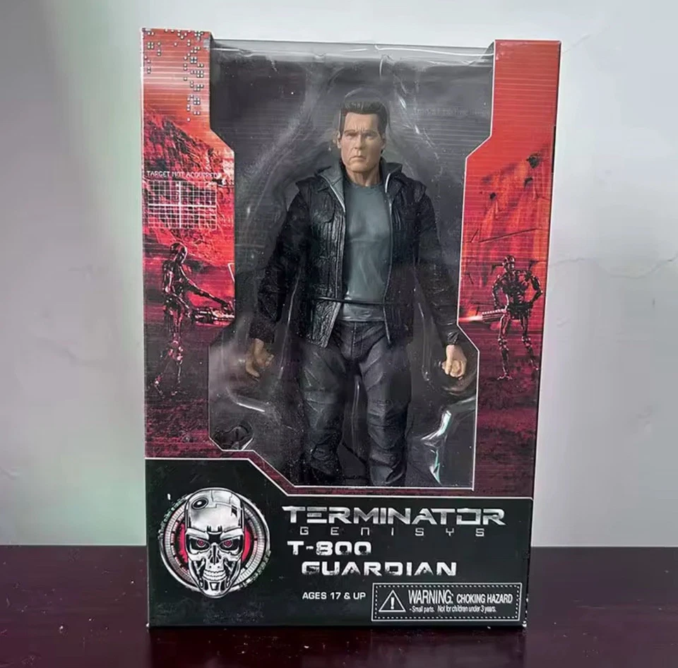 ✅ FIGURINE TERMINATOR GENISYS T-800 GUARDIAN PVC IDÉAL COMME CADEAU AVEC BOÎTE - Photo 1/1