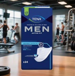 NEU TENA MEN Active Fit Level 1 Inkontinenzeinlagen Für Männer 6X24 St - Bild 1 von 4
