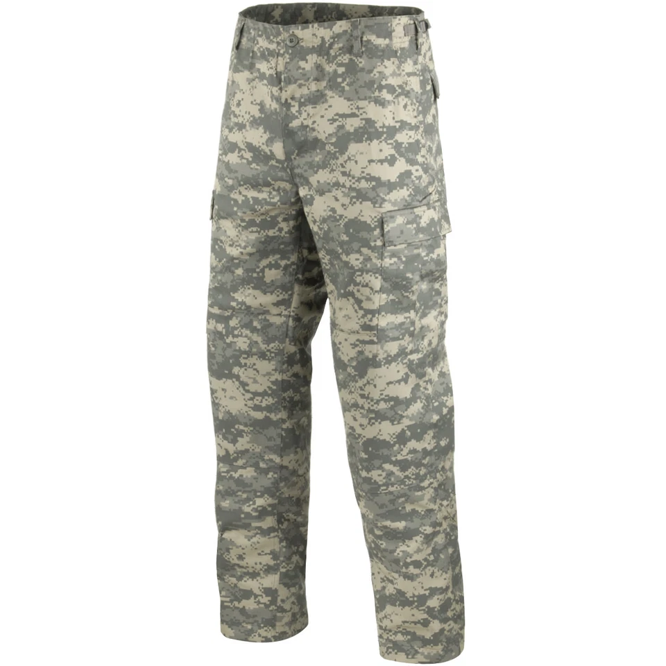 MILITARY CARGO TACTICAL MENS TROUSERS PANTS COMBAT PANTS BDU ACU DIGITAL CAMO