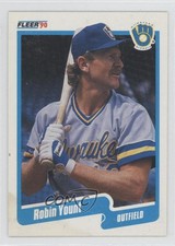 1990 Fleer Wax Box Bottoms Robin Yount #C-28 HOF