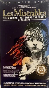 Les Miserables - The Dream Cast In Concert (VHS, 1996) NEW SEALED Colm Wilkinson - Imagen 1 de 2