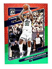 2021-22 Donruss Optic Choice Red & Green Prizm #86 Jordan Clarkson Utah Jazz