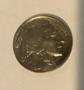 1918-D Buffalo Nickel VF/XF Strong Horn Nice Strike - Picture 1 of 3