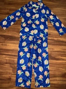 NWT Star Wars Mandalorian Baby Yoda Boy's 6 Flannel Pajamas PJ's 2 PC Disney - Picture 1 of 3