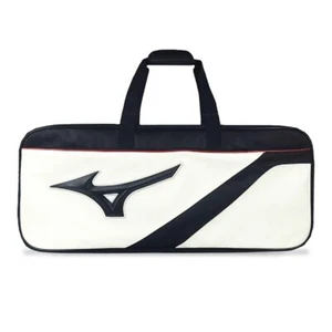 Mizuno JPX Badminton Square Bag Racquet Sports Bag White Black Bag NWT 73GDX0490 - Picture 1 of 9