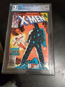 Uncanny X-Men #203 (Marvel, 3/86) PGX 9.2 NM/MT (PHOENIX vs. BEYONDER)