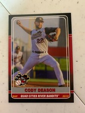 Cody Deason 2019 Quad Cities River Bandits Team Card