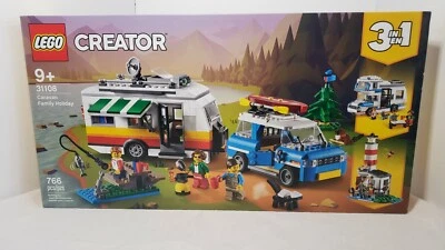 Lego Creator (31108) Caravana Vacaciones Familiares Juego 3 en 1 - 766 Piezas - Edades 9+ Foto 1 de 4
