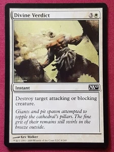 Magic The Gathering 2010 CORE SET M10 DIVINE VERDICT white card MTG - Picture 1 of 2