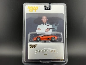 Mini GT Jaguar C-X75 James Bond 007 Spectre English Packaging #903 E 1/64 - Picture 1 of 9