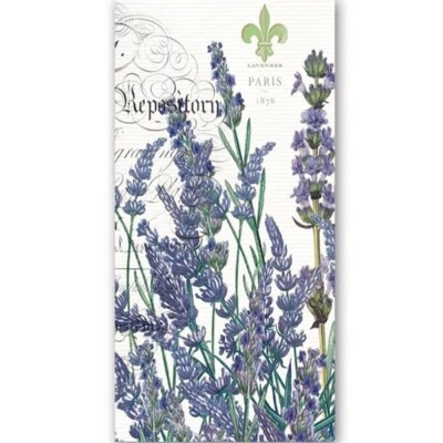 Servilletas Michel Design Works lavanda romero floral 15 triple capa papel anfitriona Foto 1 de 3
