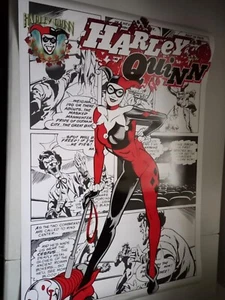 Batman Comics Harley Quinn Poster Comic Style Batman Villain approx 91cm by 61cm - Picture 1 of 9