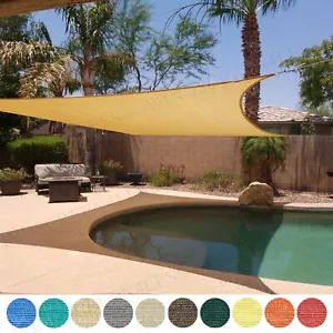 Cubierta de dosel de toldo para vela con sombrilla de 12'x12' jardín patio exterior patio toldo - Imagen 1 de 68