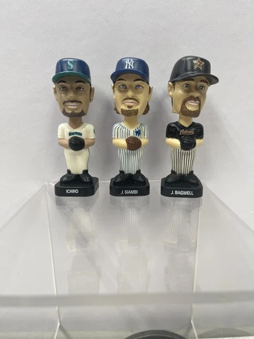 Fotoball MLB Mini Bobble Head Figures 2002 Yankees Mariners Astros Cover