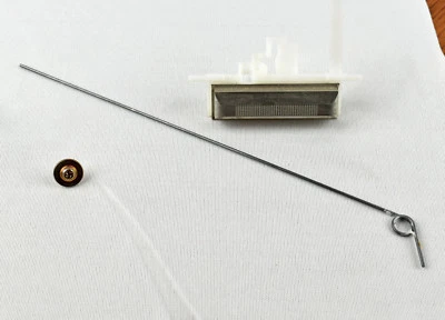 Technics Turntable Stop Switch Button Assembly for Technics SL-BD20 - Image 1 of 3