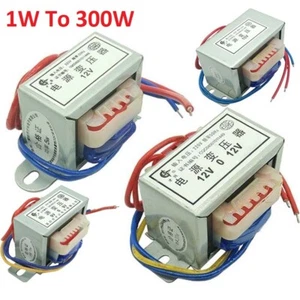 1W to 300W Transformer Power Transformer 110/220/380 Volt Single/Dual Output - Picture 1 of 4