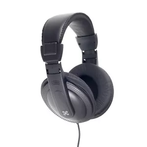 Moki Tommy Wired Over Ear 3.mm Jack Universal Audio Headphones Phone Black - Picture 1 of 1