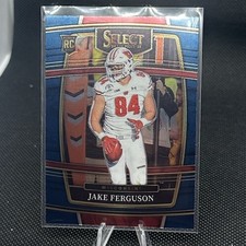 Jake Ferguson 2022 Select Draft Picks Retail Blue RC #24 Wisconsin Badgers