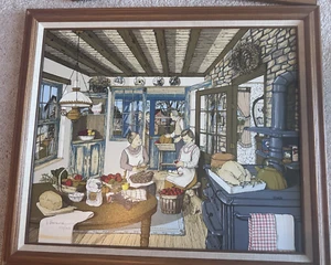 H. Hargrove Signed Limited Edition Print THANKSGIVING" 24" X 20" - Picture 1 of 3
