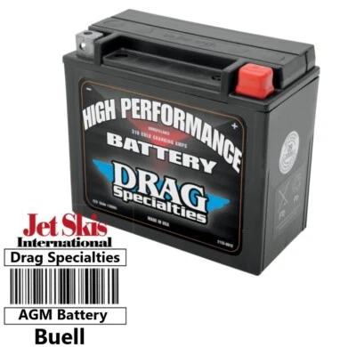 Drag Specialties High Performance AGM Battery YTX20HL-BS for Buell Thunderbolt S - Image 1 of 2