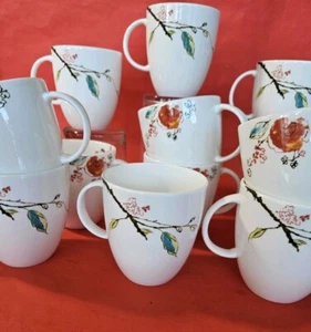 Lenox Chirp Simply Fine Becher, 3 3/4" Vögel Zweige 11", 4 Stck. 4-12 verfügbar, Neu ohne Etikett - Bild 1 von 13