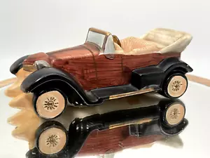 Vintage Figurine Car Model Porcelain Ornament Cadillac Retro Brown - Picture 1 of 10