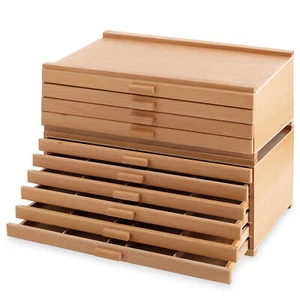 10-Drawer Wooden Art Storage Box for Pastels, Pencils, Brushes and Tools - Picture 1 of 1