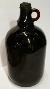 Jarra de botella marrón de un galón Duraglas 1935 Alton, Illinois todavía sellada RARA - Imagen 1 de 10