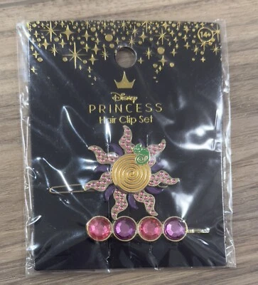 Disney Princess Tangled Rapunzel 2 Piece Hair Clip Accessory Set ~Brand New~ - Image 1 of 2