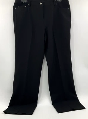 Pantalones de vestir negros Grace Elements Petite, 12P Foto 1 de 4