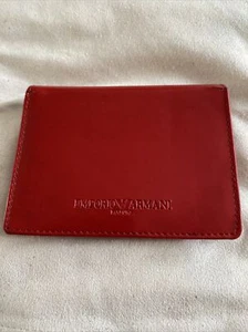 EMPORIO ARMANI Wallet , red patent leather - Picture 1 of 3