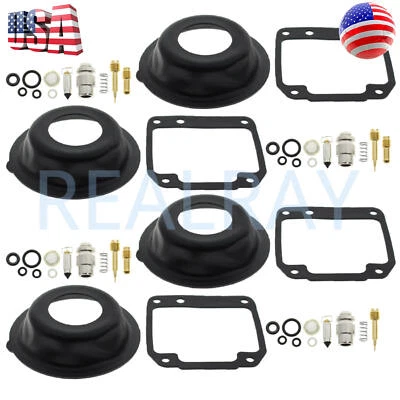  For 1981-1983 YAMAHA XJ550 XJ 550 Maxim 500 Carburetor Repair Carb Rebuild Kit - Image 1 of 4